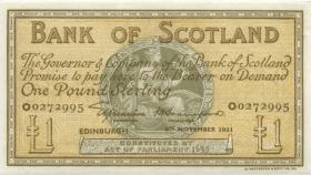 Schottland / Scotland P.096b 1 Pound 5.11.1951 (1) 