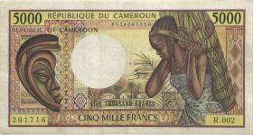 Kamerun / Cameroun P.22c 5000 Francs (1990) (3) 