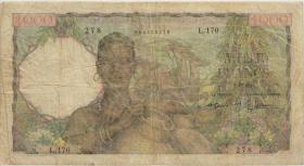 Franz. Westafrika / French West Africa P.042 1.000 Francs 1955 (5) 