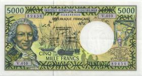 Frz. Pazifik Terr. / Fr. Pacific Terr. P.03f 5000 Francs (2002) (3+) 
