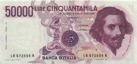 Italien / Italy P.113c 50.000 Lire 1984 (3/2) 
