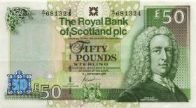 Schottland / Scotland P.366 50 Pounds 2005 Gedenkbanknote (3+) 
