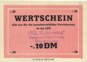 L.033.46 LPG Gardelegen "10. Jahrestag" 10 DM (1) 