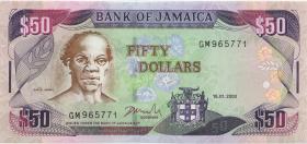 Jamaika / Jamaica P.079d 50 Dollars 2003 (1) 
