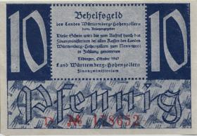 R.215a: Württemberg 10 Pf. 1947 D (1) 