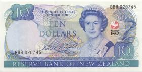 Neuseeland / New Zealand P.176 10 Dollar 1990 BBB (1) Gedenkbanknote 