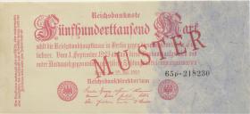 R.091M: 500.000 Mark 1923 MUSTER (1/1-) 