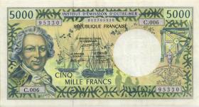 Frz. Pazifik Terr. / Fr. Pacific Terr. P.03a 5000 Francs (1996) (3) 