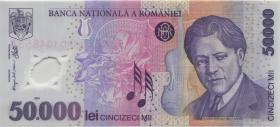 Rumänien / Romania P.113 50000 Lei 2001 Polymer (1) 