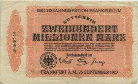 PS1221 Reichsbahn Frankfurt 200 Millionen Mark 1921 (3) 