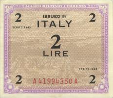 Italien / Italy P.M11b 2 Lire 1943 (2) 