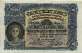Schweiz / Switzerland P.35m 100 Franken 15.2.1940 (3) 