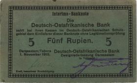 R.921f: Deutsch-Ostafrika 5 Rupien 1915 E (2) 