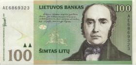 Litauen / Lithuania P.62 100 Litu 2000 (2) 
