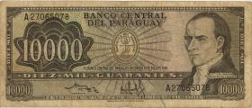 Paraguay P.209 10.000 Guaranies L. 1952 (1982) (3-) 