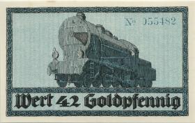 Notgeld Henschel & Sohn 42 Goldpfennig 1923 (1) 