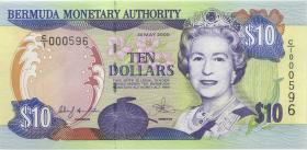Bermuda P.52a 10 Dollars 2000 C/1 000596 (1) 
