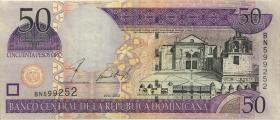 Dom. Republik/Dominican Republic P.170b 50 Pesos Oro 2002 (3+) 