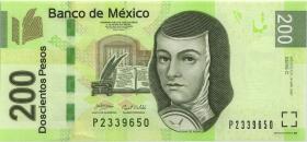 Mexiko / Mexico P.119f 200 Pesos 2007 (1) 