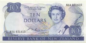 Neuseeland / New Zealand P.172b 10 Dollar (1985-89) (2) 