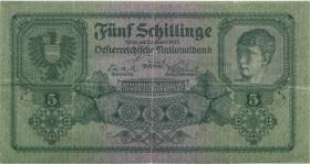Österreich / Austria P.088 5 Schillinge 1925 (3) 