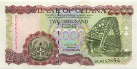 Ghana P.33g 2000 Cedis 2002 (1) 