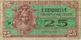 USA / United States P.M31 25 Cents (1954) (4) 