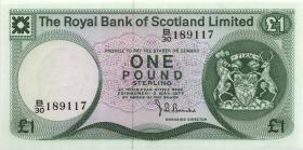 Schottland / Scotland P.336a 1 Pound 1977 (1) 