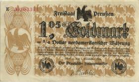 Preußen 1.05 Goldmark = 1/4 Dollar 1923 (3) 