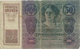 Österreich / Austria P.015 50 Kronen 1914 (5) 