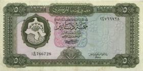 Libyen / Libya P.36b 5 Dinars (1972) (3) 