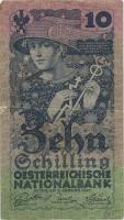 Österreich / Austria P.094 10 Schilling 1927 (3/3-) 