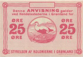 Grönland / Greenland P.11 25 Öre (1913) (1-) 
