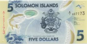 Solomon Inseln / Solomon Islands P.38 5 Dollars (2019) (1) Polymer 