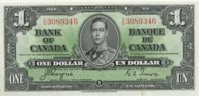 Canada P.058e 1 Dollar 1937 (1/1-) 