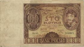 Polen / Poland P.074a 100 Zlotych 1932 (4) 