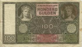 Niederlande / Netherlands P.051b 100 Gulden 1941 (3) 