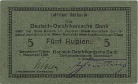 R.921b: Deutsch-Ostafrika 5 Rupien 1915 E (1/1-) 