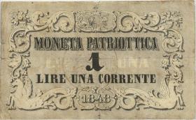 Italien / Italy Moneta Patrioica 5 Lire 1848 (4) 
