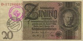R.174g: 20 Reichsmark 1929 Esch (3) 