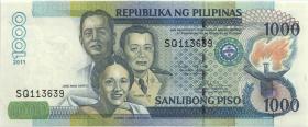 Philippinen / Philippines P.197c 1000 Piso 2011 (1) 