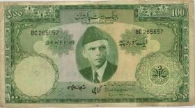 Pakistan P.18c 100 Rupie (1957) (4) 