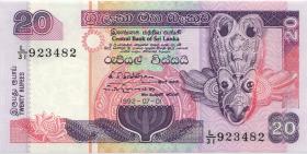 Sri Lanka P.103b 20 Rupien 1992 (1) 