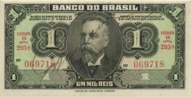 Brasilien / Brazil P.110B 1 Mil Reis L.1923 (2) 