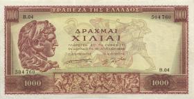 Griechenland / Greece 1000 Drachmen 1956 (2) 