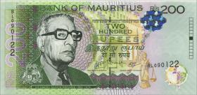 Mauritius P.57c 200 Rupien 2010 (1) 