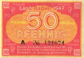 R.210: Baden 50 Pfennig 1947 (3) 