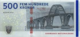 Dänemark / Denmark P.73 500 Kronen 2019 Unterschrift 3 (2) 