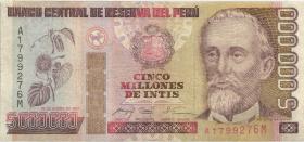 Peru P.150 5.000.000 Intis 1991 (1) 
