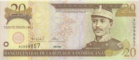 Dom. Republik/Dominican Republic P.160 20 Pesos Oro 2000 (1) 